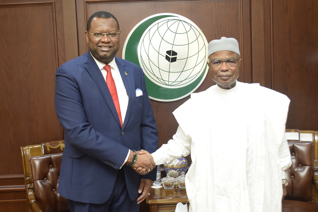 OIC Secretary-General Receives the Consul General of Gabon in Jeddah